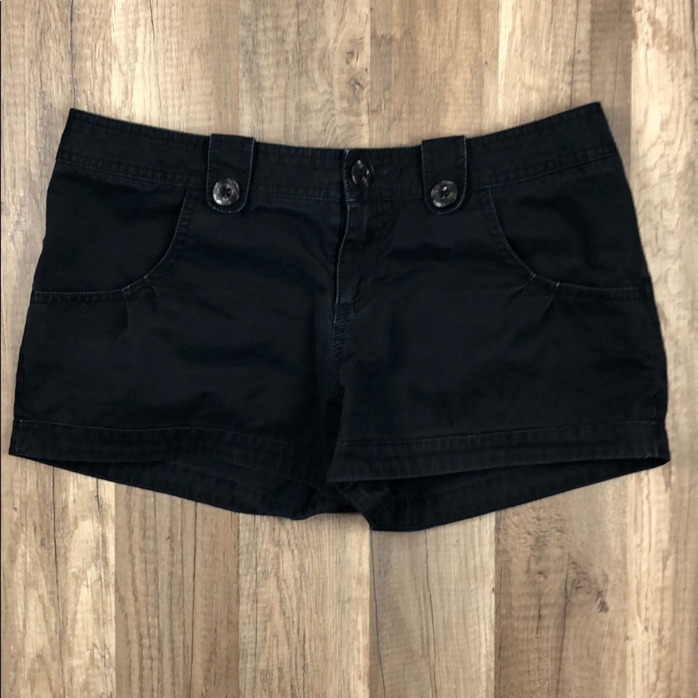 Van’s Off The Wall 100% Cotton Black Shorts Size 9